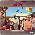 AC/DC SIGNED "DIRTY DEEDS DONE DIRT CHEAP" LP ALBUM COVER.