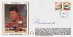 MUHAMMAD ALI SIGNED FIRST DAY COVER.