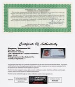 MUHAMMAD ALI SIGNED FIRST DAY COVER.