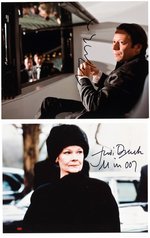 JAMES BOND "QUANTUM OF SOLACE" SIGNED PHOTO LOT - DENCH/AMALRIC/CUERVO.