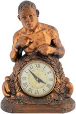 "JOE LOUIS - WORLD CHAMPION" METAL BOXING CLOCK.