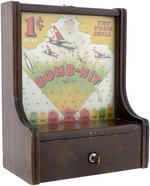 WORLD WAR II "BOMB-HIT" PENNY DROP TRADE STIMULATOR.