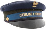 SCARCE "CLEVELAND & HENDRICKS" CAPTAINS PARADE HAT.