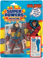 SUPER POWERS CARDED KALIBAK FIGURE AND BOXED BOULDER BOMBER.