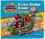 SUPER POWERS CARDED KALIBAK FIGURE AND BOXED BOULDER BOMBER.