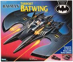 "BATMAN RETURNS" TURBOJET BATWING AND BATSKIBOAT BOXED PAIR.