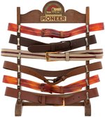 "PIONEER" BELTS FULL COUNTER TOP STORE DISPLAY.