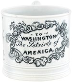 "TO WASHINGTON PATRIOT OF AMERICA" C.1820 CHILD'S CUP.