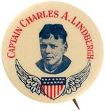 LINDBERGH DAY 1927 STADIUM TICKET AND TAXI COMPANY GIVE-AWAY BUTTON.