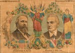 HAYES/WHEELER "OUR NATIONS CHOICE" 1876 JUGATE BANNER.