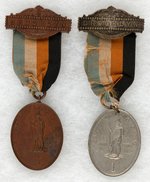 1895 MEMORIAL DAY MEDALS FOR  MD. TROOP HEROISM IN 1776 1ST MAJOR BATTLE OF REVOLUTIONARY WAR.