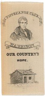 "HARRISON OUR COUNTRY'S HOPE" 1840 RIBBON.