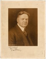 HERBERT HOOVER SIGNED AND INSCRIBED PHOTO.