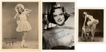 HOLLYWOOD ACTRESSES SIGNED PHOTO TRIO.