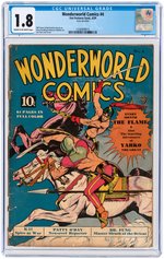 "WONDERWORLD COMICS" #4 AUGUST 1939 CGC 1.8 GOOD-.