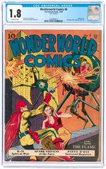 "WONDERWORLD COMICS" #8 DECEMBER 1939 CGC 1.8 GOOD-.