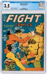 "FIGHT COMICS" #5 MAY 1940 CGC 3.5 VG-.
