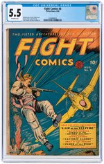 "FIGHT COMICS" #8 AUGUST 1940 CGC 5.5 FINE-.