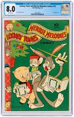 "LOONEY TUNES AND MERRIE MELODIES COMICS" #15 JANUARY 1943 CGC 8.0 VF.