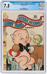 "LOONEY TUNES AND MERRIE MELODIES COMICS" #22 AUGUST 1943 CGC 7.5 VF-.