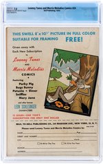 "LOONEY TUNES AND MERRIE MELODIES COMICS" #24 OCTOBER 1943 CGC 7.5 VF-.