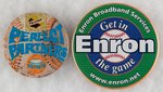 HOUSTON ASTROS LOT OF TWO MUCHINSKY BOOK ADVERTISING SECTION PHOTO EXAMPLE BUTTONS.