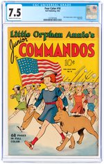 FOUR COLOR #18 1942 CGC 7.5 VF- (LITTLE ORPHAN ANNIE'S JUNIOR COMMANDOS).