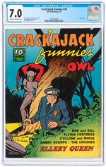 "CRACKAJACK FUNNIES" #39 SEPTEMBER 1941 CGC 7.0 FINE/VF.