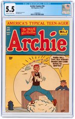 "ARCHIE COMICS" #16 SEPTEMBER 1945 CGC 5.5 FINE-.