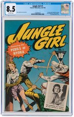 "JUNGLE GIRL" #1 FALL 1942 CGC 8.5 VF+.