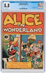 SINGLE SERIES #24 1940 CGC 5.5 FINE- (ALICE IN WONDERLAND).