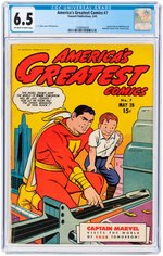 "AMERICA'S GREATEST COMICS" #7 MAY 1943 CGC 6.5 FINE+.