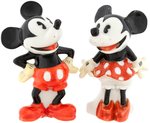 MICKEY & MINNIE MOUSE MAW OF LONDON TOOTHBRUSH HOLDERS.