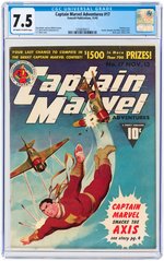 "CAPTAIN MARVEL ADVENTURES" #17 NOVEMBER 1942 CGC 7.5 VF-.