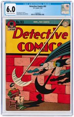 "DETECTIVE COMICS" #93 NOVEMBER 1944 CGC 6.0 FINE.