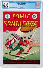 "COMIC CAVALCADE" #8 FALL 1944 CGC 6.0 FINE.