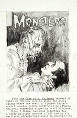 FAMOUS MONSTERS OF FILMLAND RELATED CORRESPONDENCE AND ORIGINAL ARTWORK.