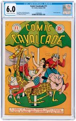 "COMIC CAVALCADE" #11 SUMMER 1945 CGC 6.0 FINE.