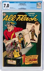 "ALL-FLASH" #15 SUMMER 1944 CGC 7.0 FINE/VF.