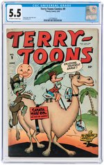 "TERRY-TOONS COMICS" #9 JUNE 1943 CGC 5.5 FINE-.