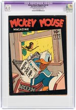 "MICKEY MOUSE MAGAZINE" #V5 #3 AND #V5 #9 CGC PAIR.