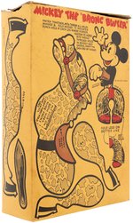 MICKEY MOUSE "POST TOASTIES CORN FLAKES" CEREAL BOX WITH "MICKEY THE 'BRONC BUSTER'" CUT-OUTS.