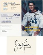 NASA ASTRONAUTS AUTOGRAPH LOT.