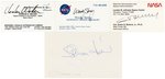 NASA ASTRONAUTS AUTOGRAPH LOT.