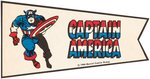 "MARVEL SUPER HEROES - CAPTAIN AMERICA" PENNANT.