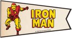 "MARVEL SUPER HEROES - IRON MAN" PENNANT.