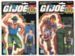 G.I. JOE SLAUGHTER'S MARAUDERS SET OF SIX FIGURES ON CARDS.