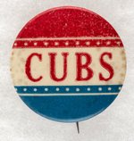 CHICAGO CUBS C. 1940'S MUCHINSKY BOOK PHOTO EXAMPLE BUTTON.