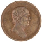 "GEN. LEWIS CASS" HIGH RELIEF PORTRAIT MEDAL.