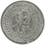 LINCOLN "A FOE TO TRAITORS" MEDAL DeWITT 1864-8 IN WHITE METAL.
